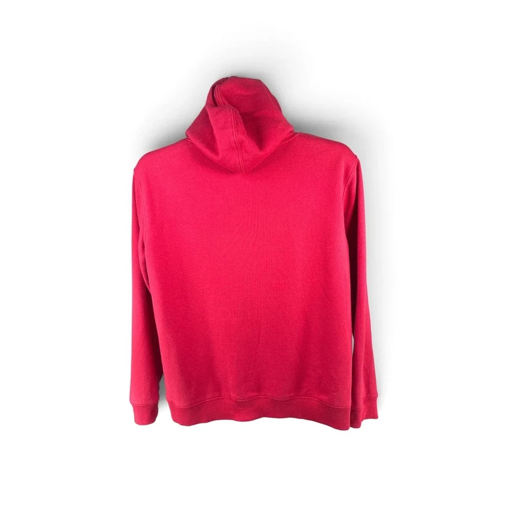 Champion Youth XL 18/20 Red Pullover Hoodie Embroidered Logo Fleece Sweatshirt